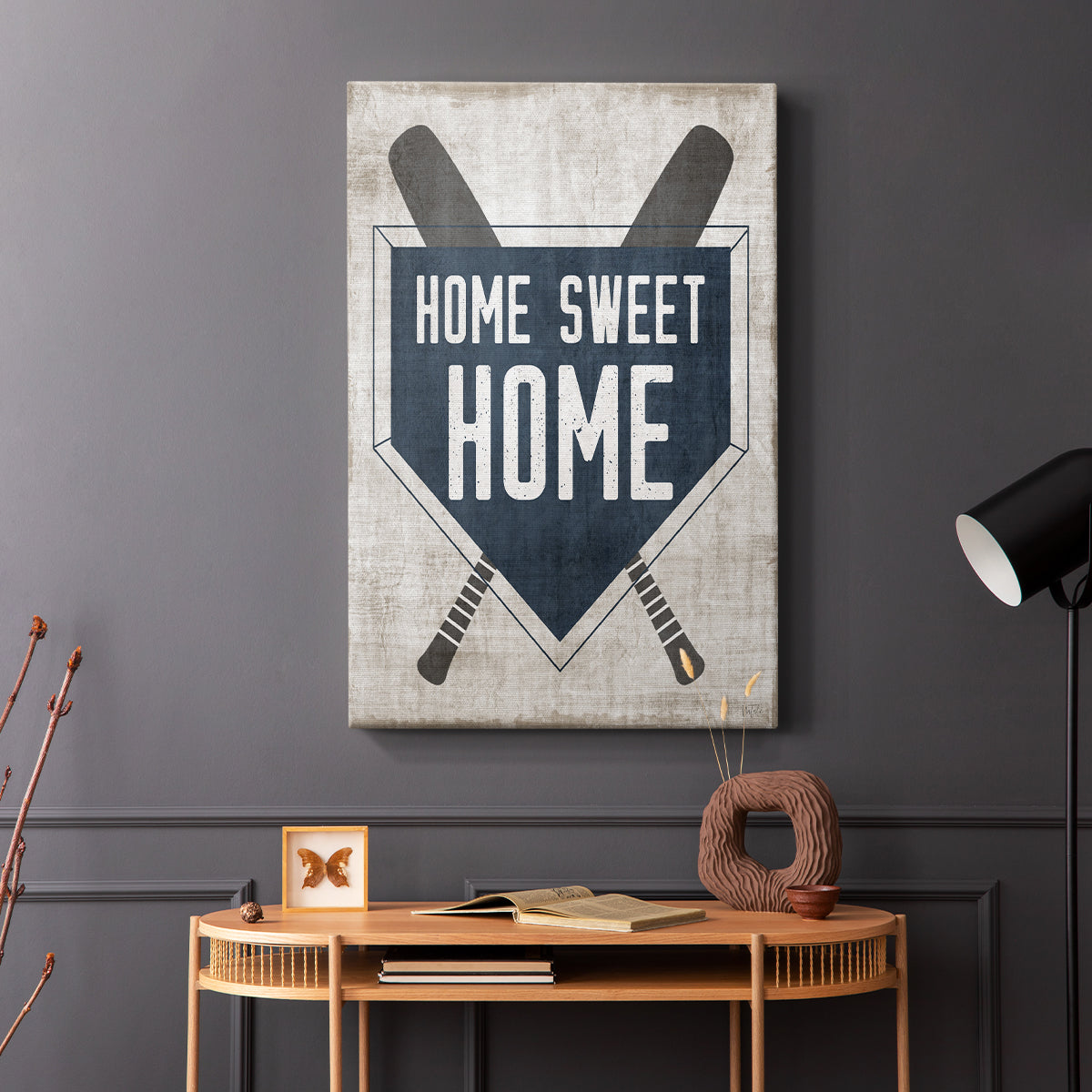 Home Sweet Home Base - Canvas Art Print