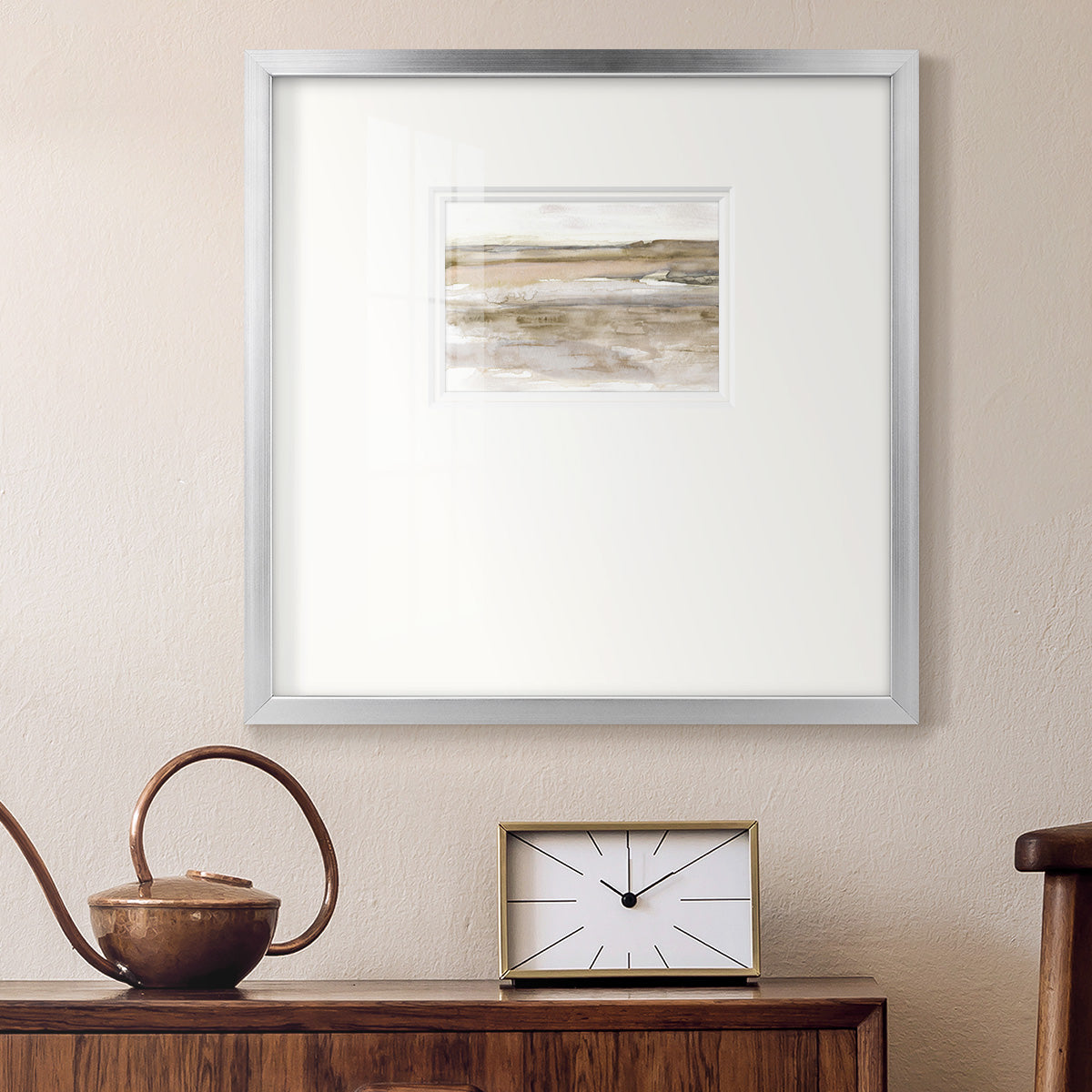 Sunset Bay Premium Framed Print Double Matboard