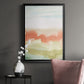 Blushing Sunrise I - Modern Framed Canvas Print