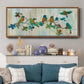 Birds on Branch - Floater Framed Canvas Print