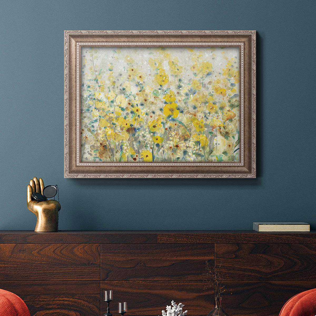 Cheerful Garden II Premium Framed Canvas- Ready to Hang