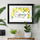 Lemon Squeeze Premium Framed Print - Ready to Hang