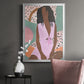 Curly Lady III - Modern Framed Canvas Print