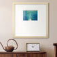 Deep Blue- Premium Framed Print Double Matboard