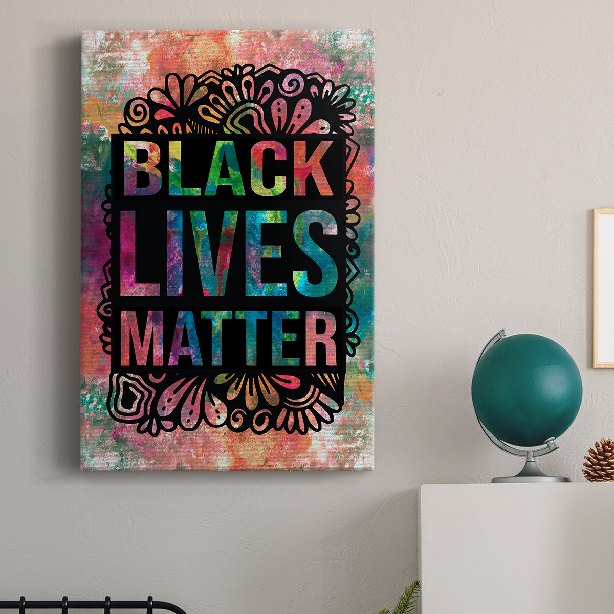 Graffiti Black Lives Matter Premium Gallery Wrapped Canvas - Ready to Hang