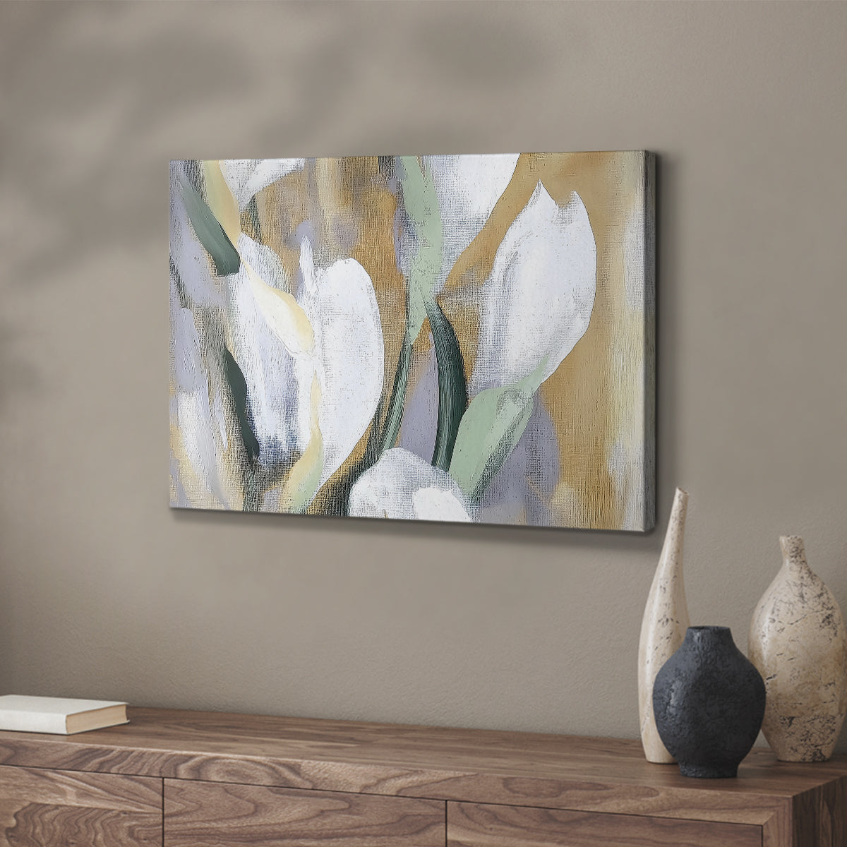 Floral Watercolor LV - Canvas Art Print