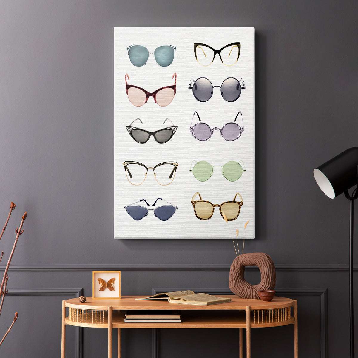 Vintage Glasses I - Canvas Art Print