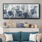 Indigo Field - Floater Framed Canvas Print