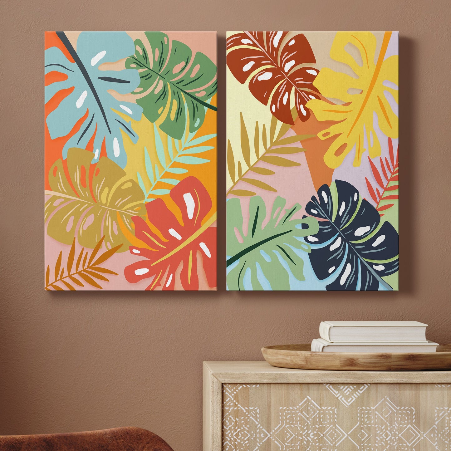 Tropical Foliage I Premium Gallery Wrapped Canvas - Ready to Hang