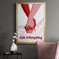 Groovy Love I - Modern Framed Canvas Print