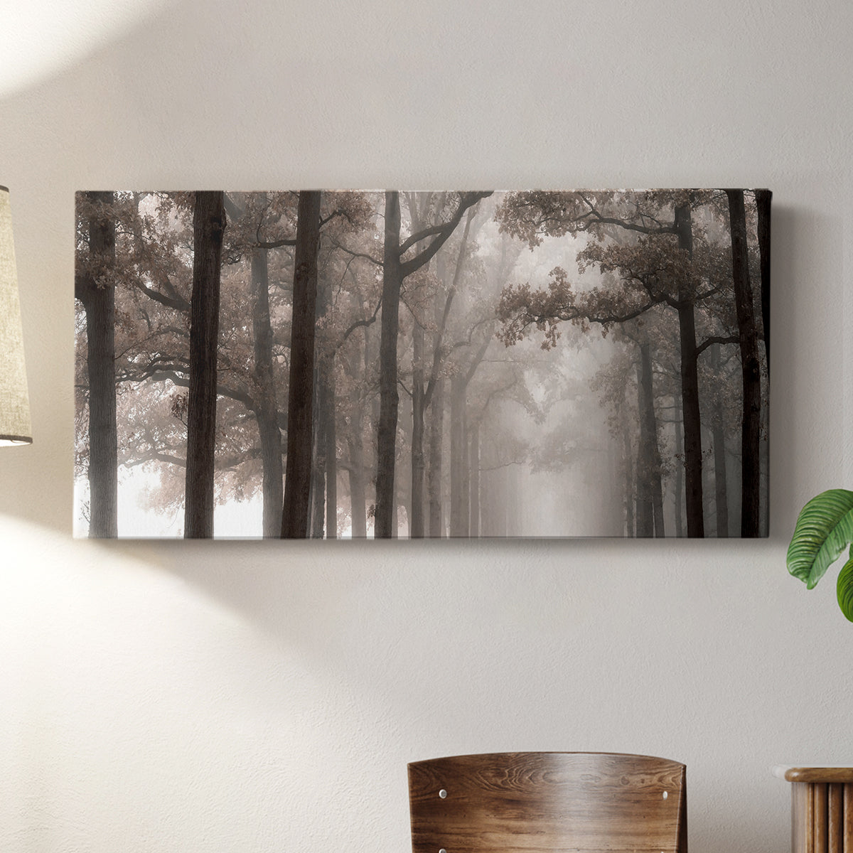 Misty Road - Canvas Art Print