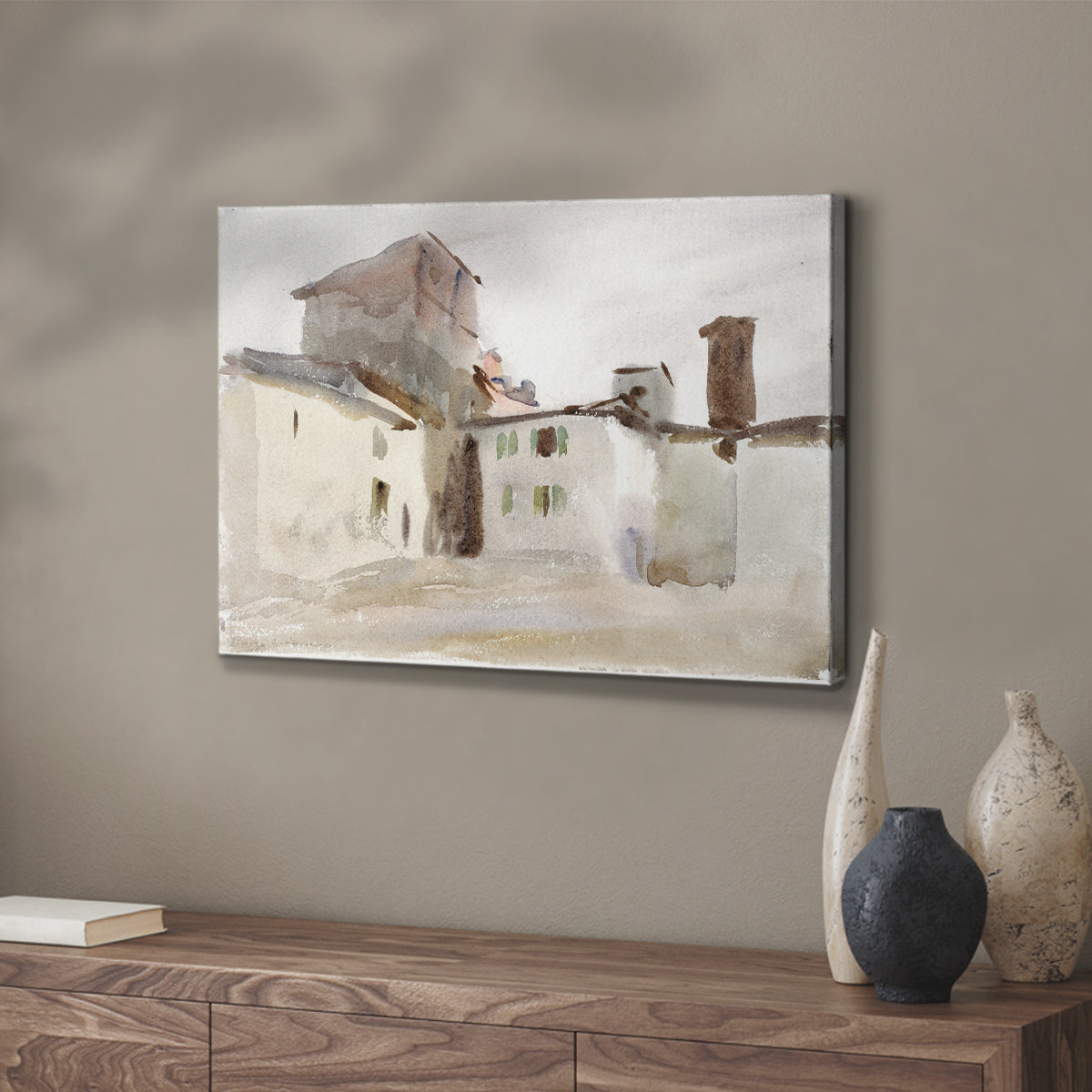 Vintage Village XXVII - Canvas Art Print