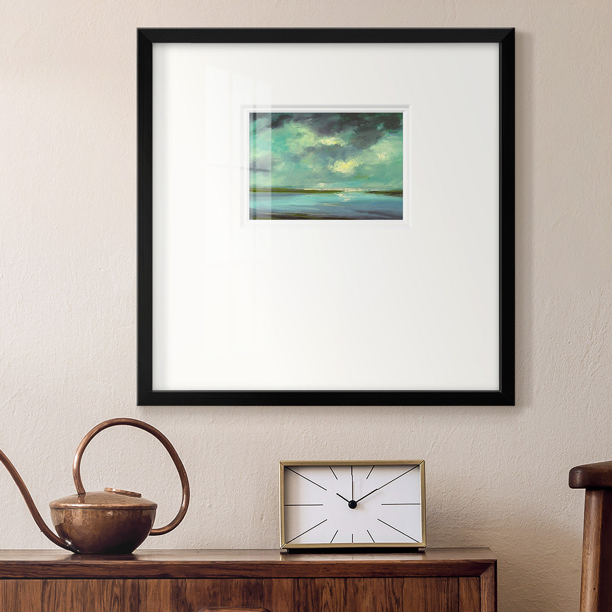 Lagoon Premium Framed Print Double Matboard