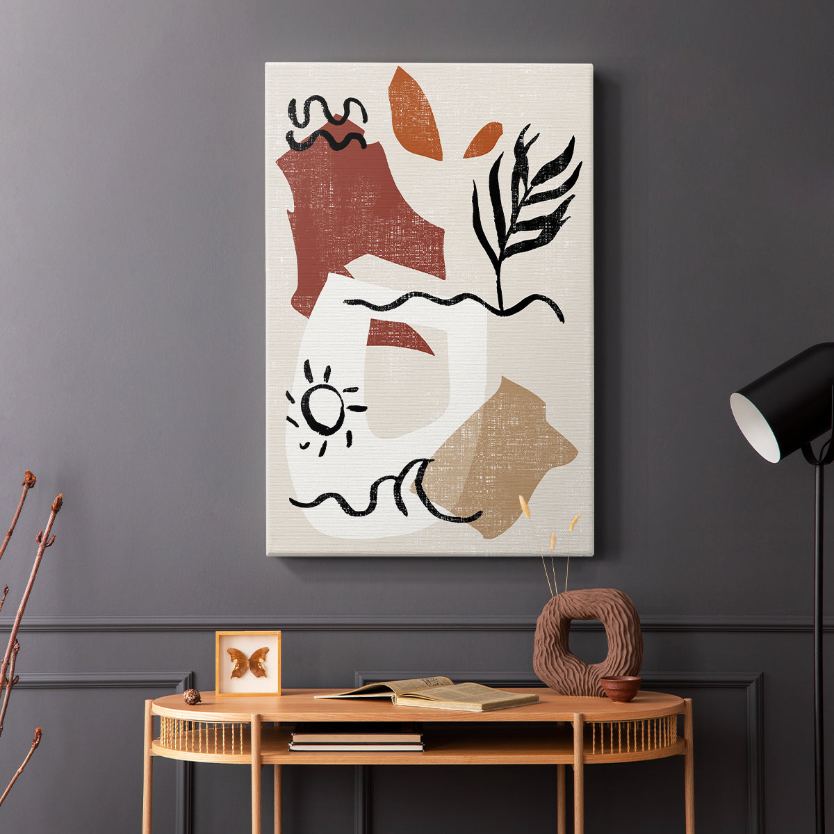 Soft Palms IV - Canvas Art Print