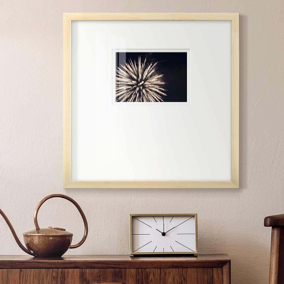 Sky Bloom Premium Framed Print Double Matboard