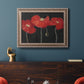 Poppy Trio I Premium Framed Canvas- Ready to Hang