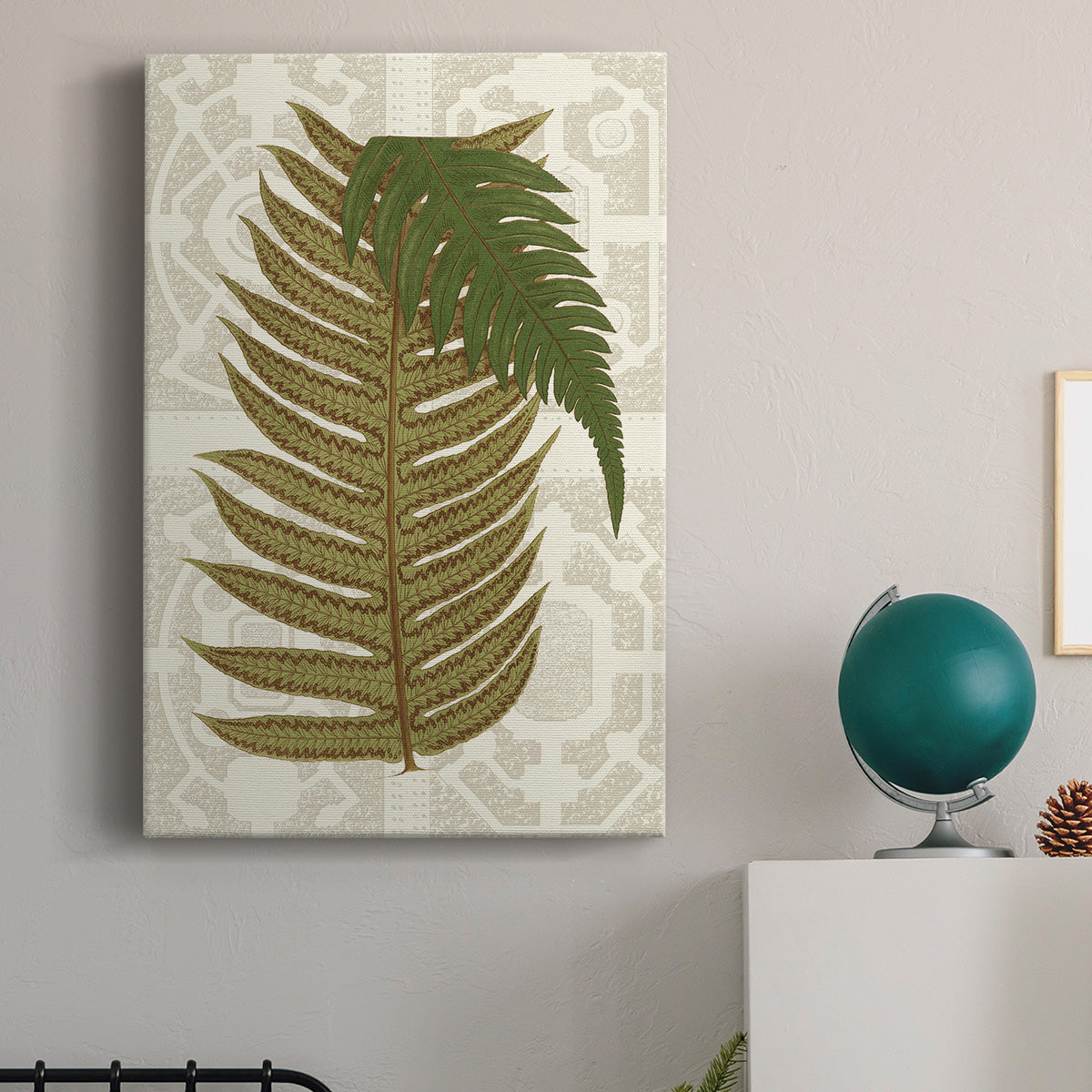 Garden Ferns II Premium Gallery Wrapped Canvas - Ready to Hang