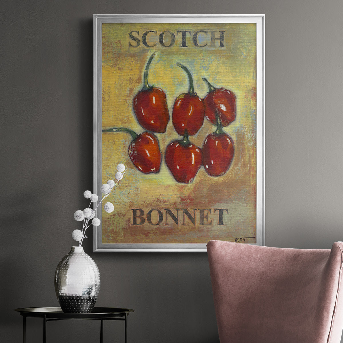 Scotch Bonnet - Modern Framed Canvas Print