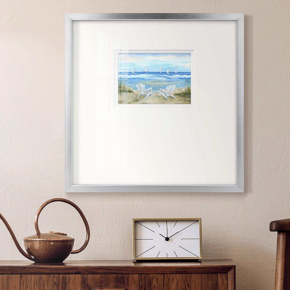 Seaside Escape Premium Framed Print Double Matboard