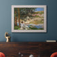 On the Bank of the Seine, Bennecourt - Ornate Framed Canvas Print