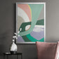 Merge Left - Modern Framed Canvas Print