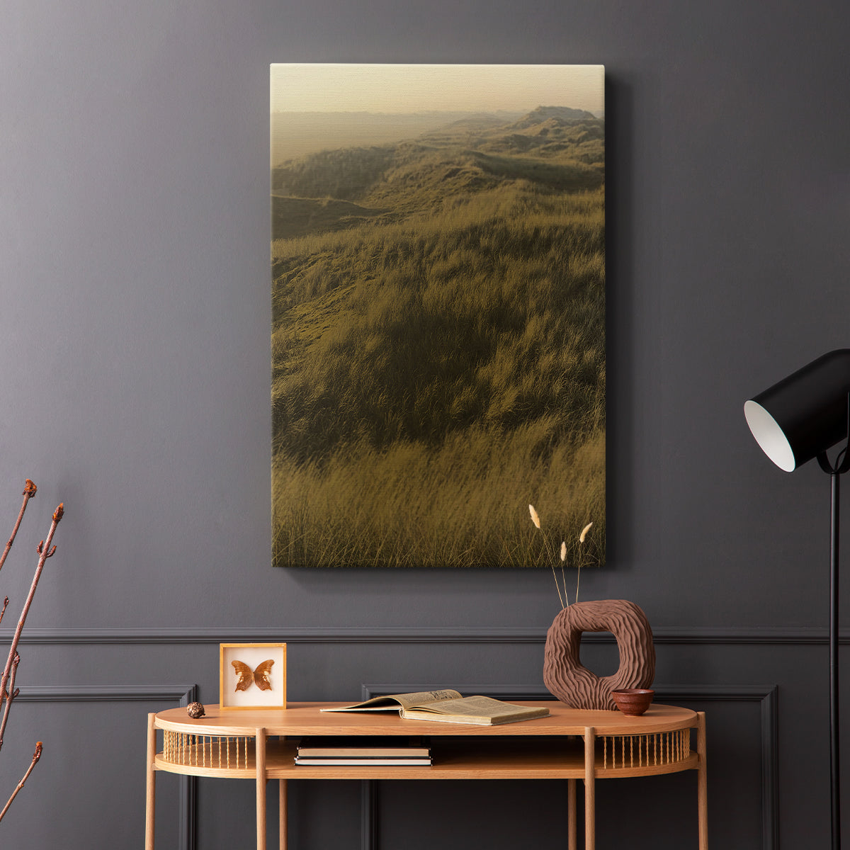 Golden Fog I - Canvas Art Print