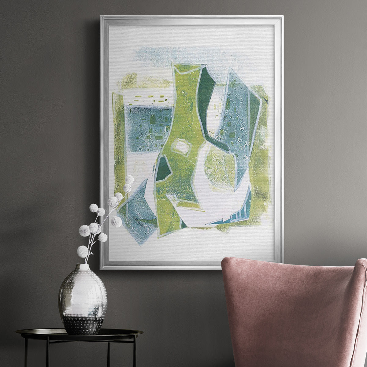 Jubilee Jugs IV - Modern Framed Canvas Print