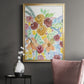 Flower Carousel I - Modern Framed Canvas Print