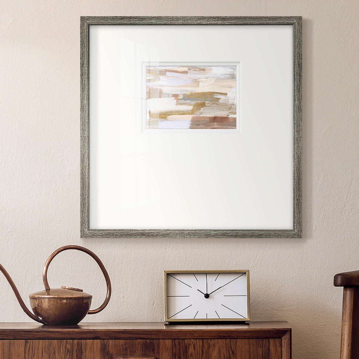 Gold Quartz II Premium Framed Print Double Matboard