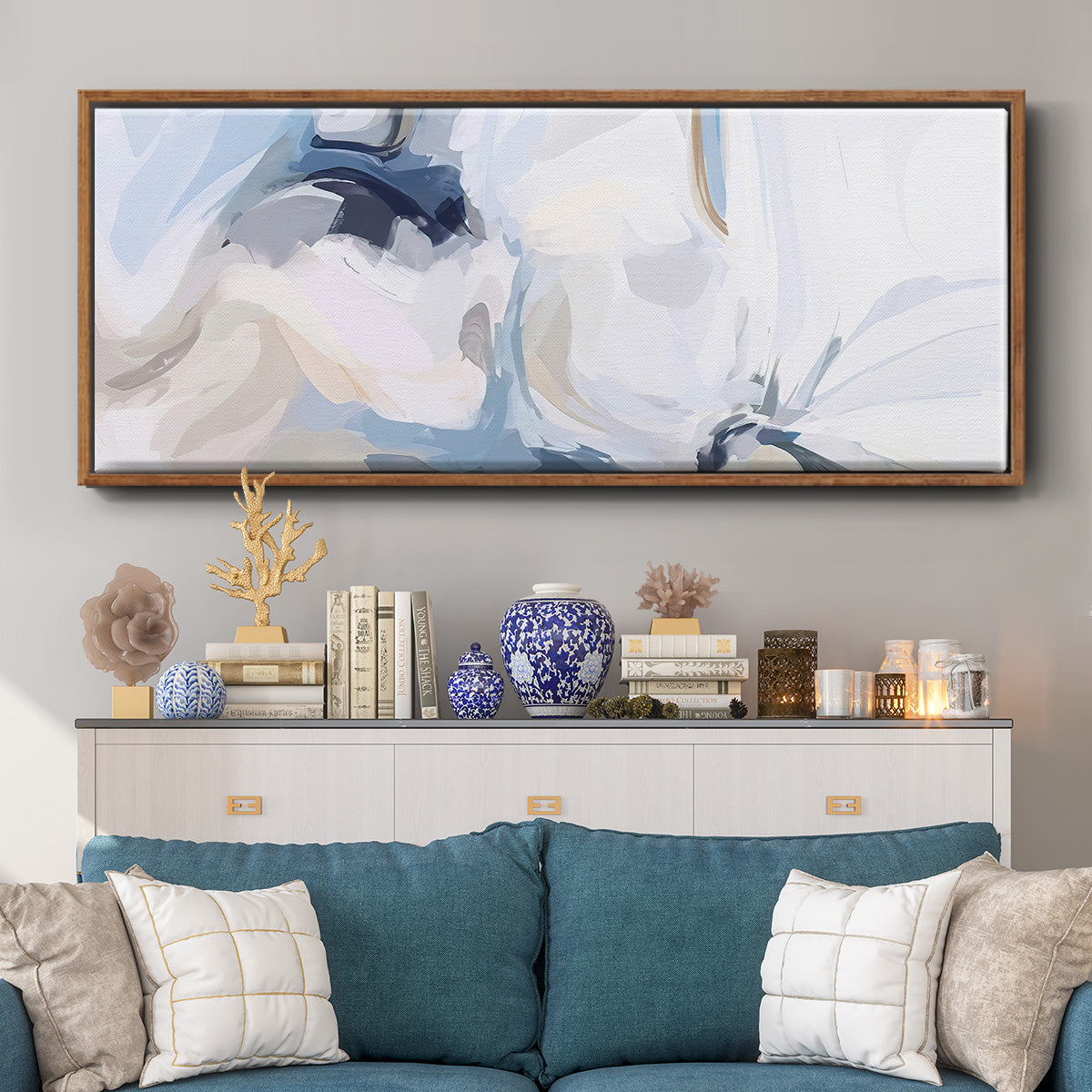 Fresh Air I - Floater Framed Canvas Print