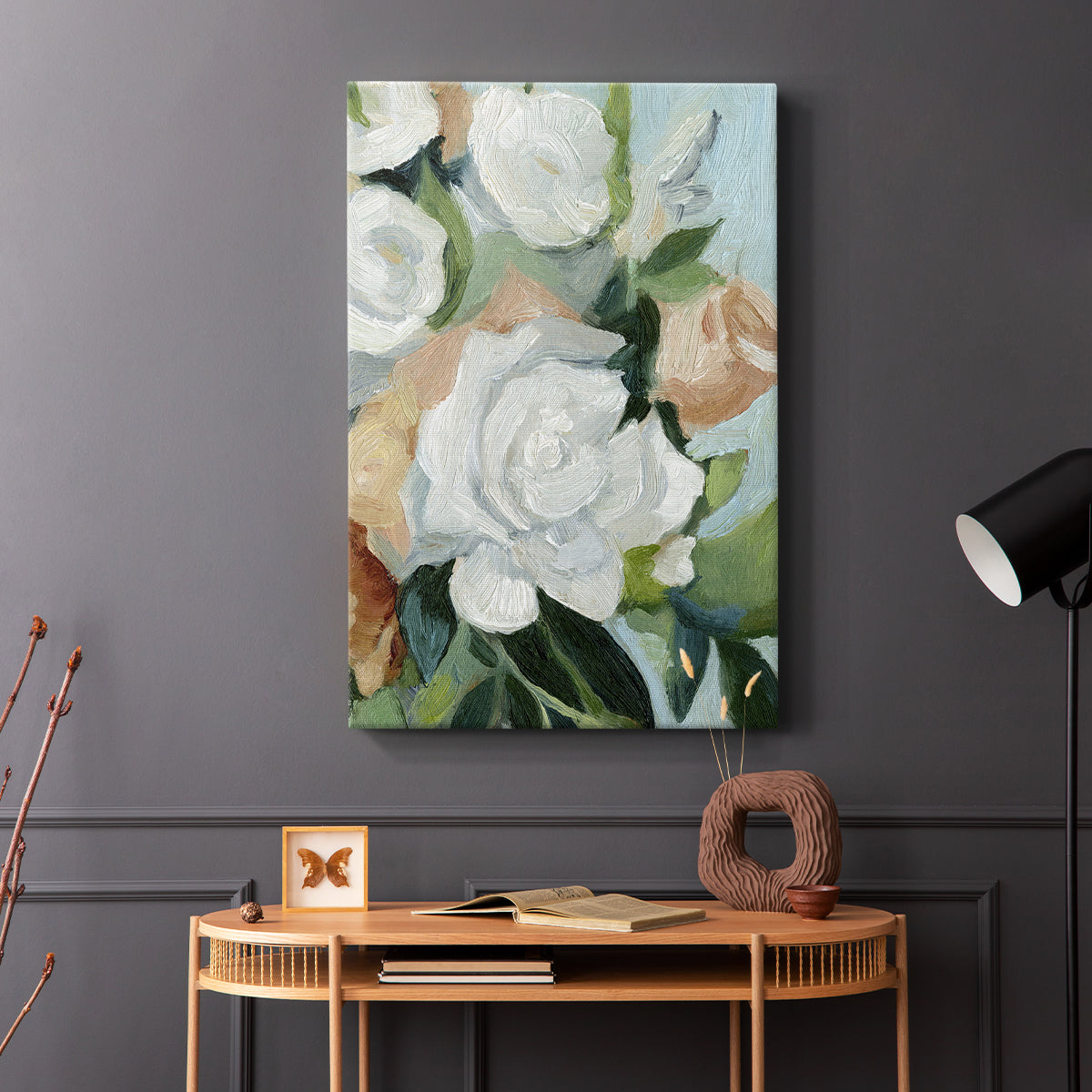 Bouquet Scatter I - Canvas Art Print