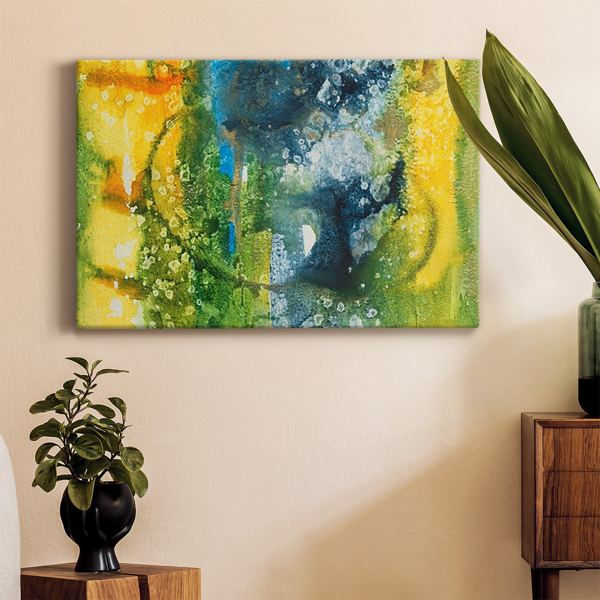 Aquatic Energy III Premium Gallery Wrapped Canvas - Ready to Hang