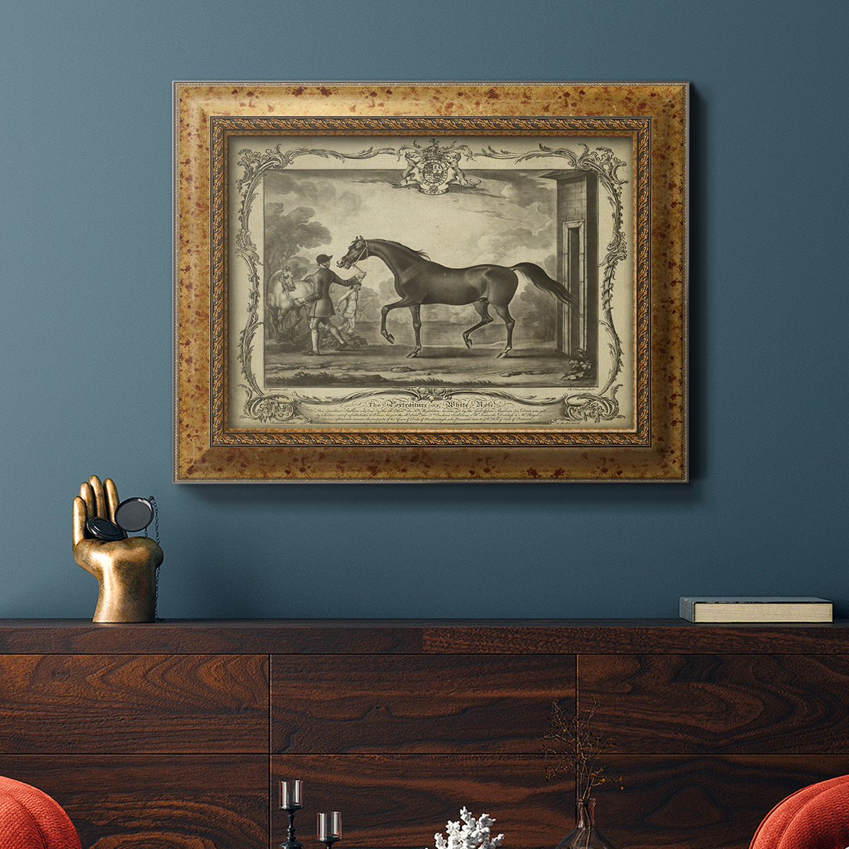 Distinguished Horses IV Premium Framed Canvas- Ready to Hang