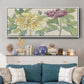 Peony Blooms II - Floater Framed Canvas Print