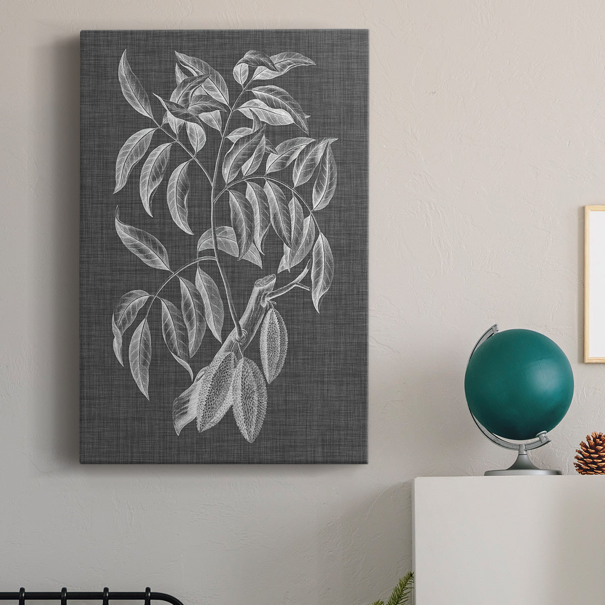 Graphic Foliage III Premium Gallery Wrapped Canvas - Ready to Hang