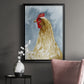 Chicken Portrait I - Modern Framed Canvas Print