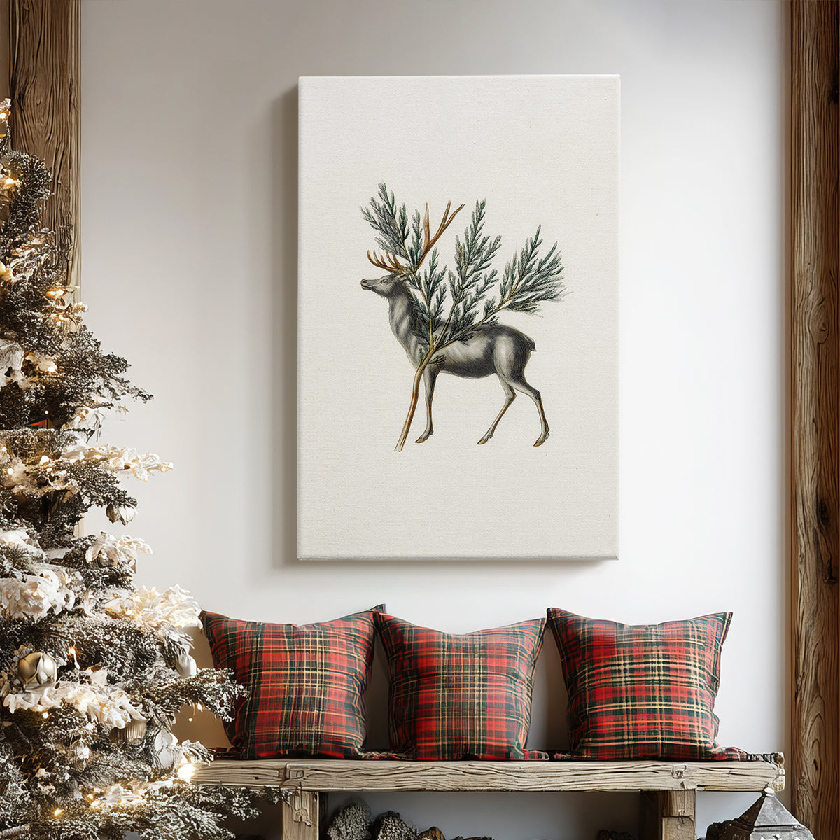 Midnight of Pearled Dawn - Canvas Art Print