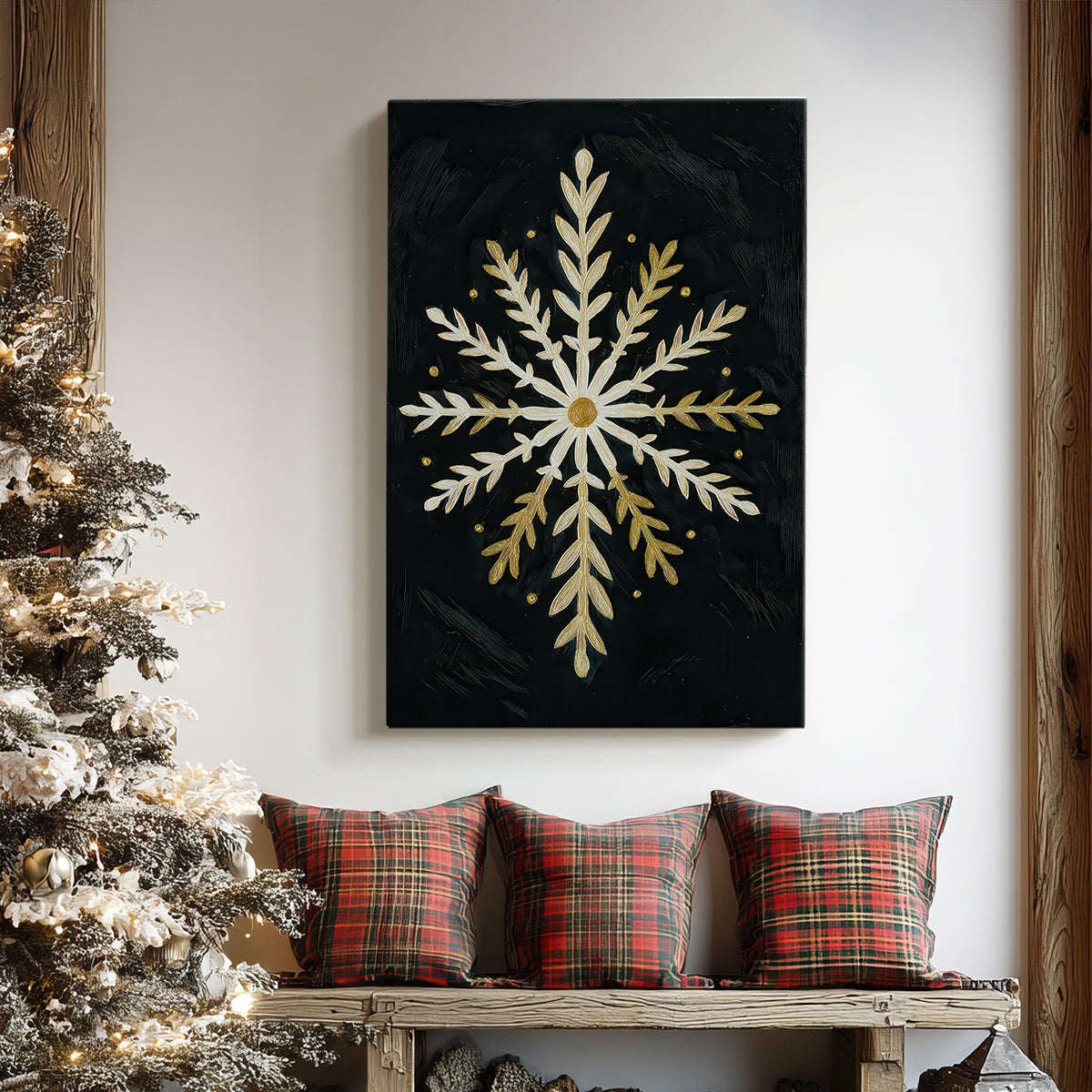 Eve of Quiet Yule - Canvas Art Print
