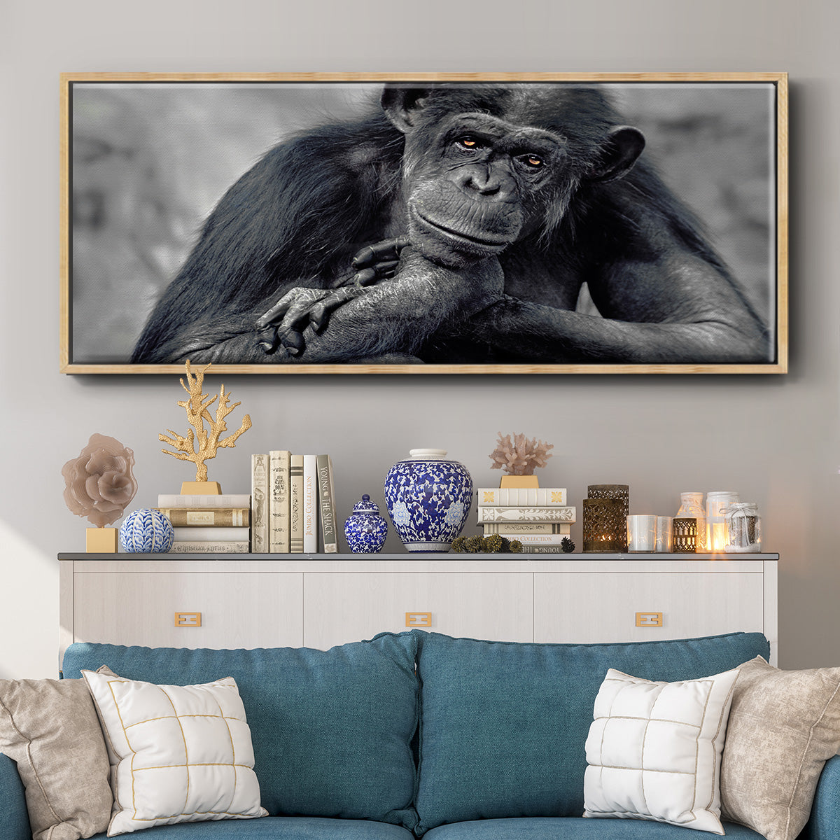 Captivated - Floater Framed Canvas Print