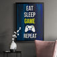 Gamer at Play V - Modern Framed Canvas Print