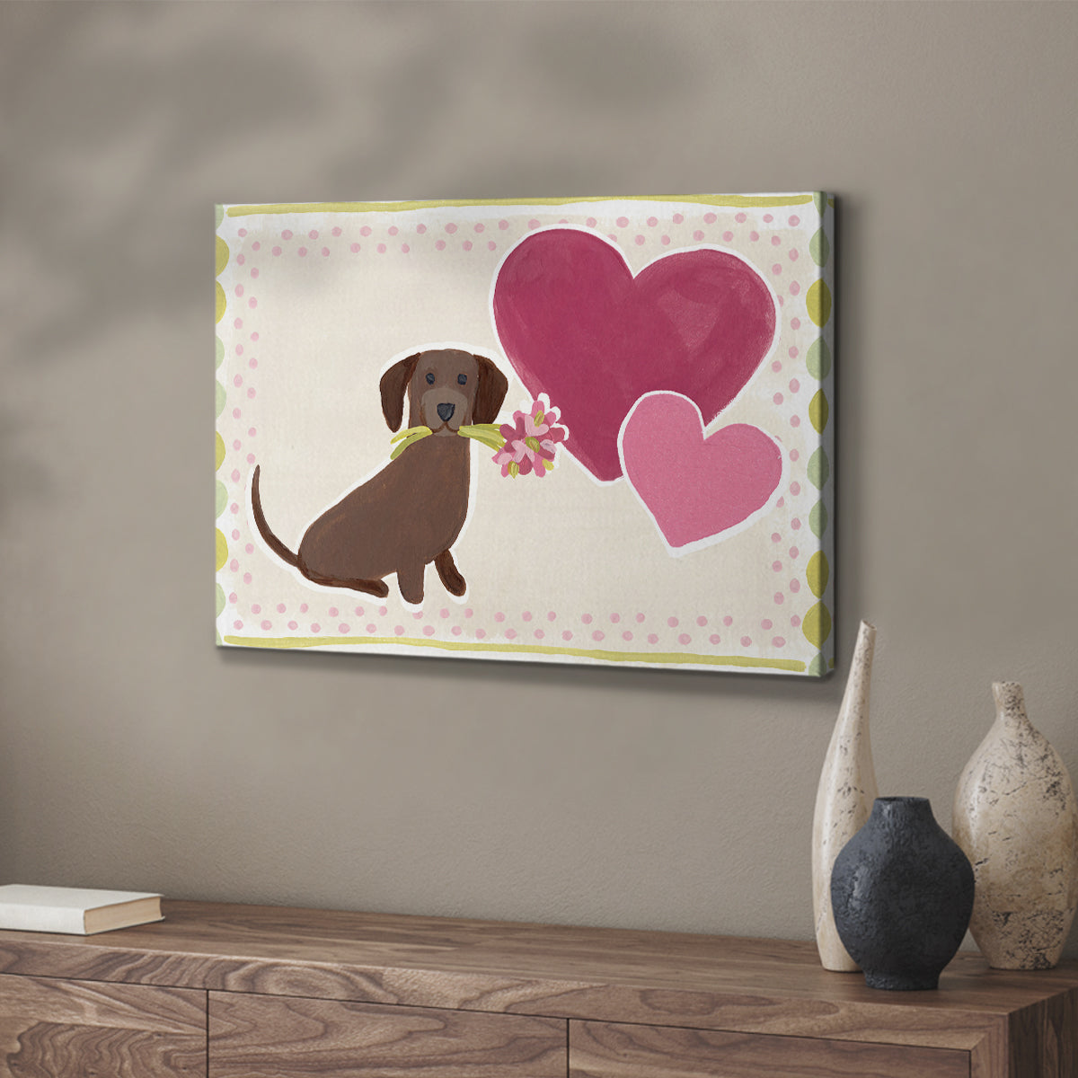 Dachshund Delight Collection A - Canvas Art Print