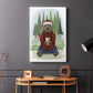 Lumberjack Bear Latte - Canvas Art Print
