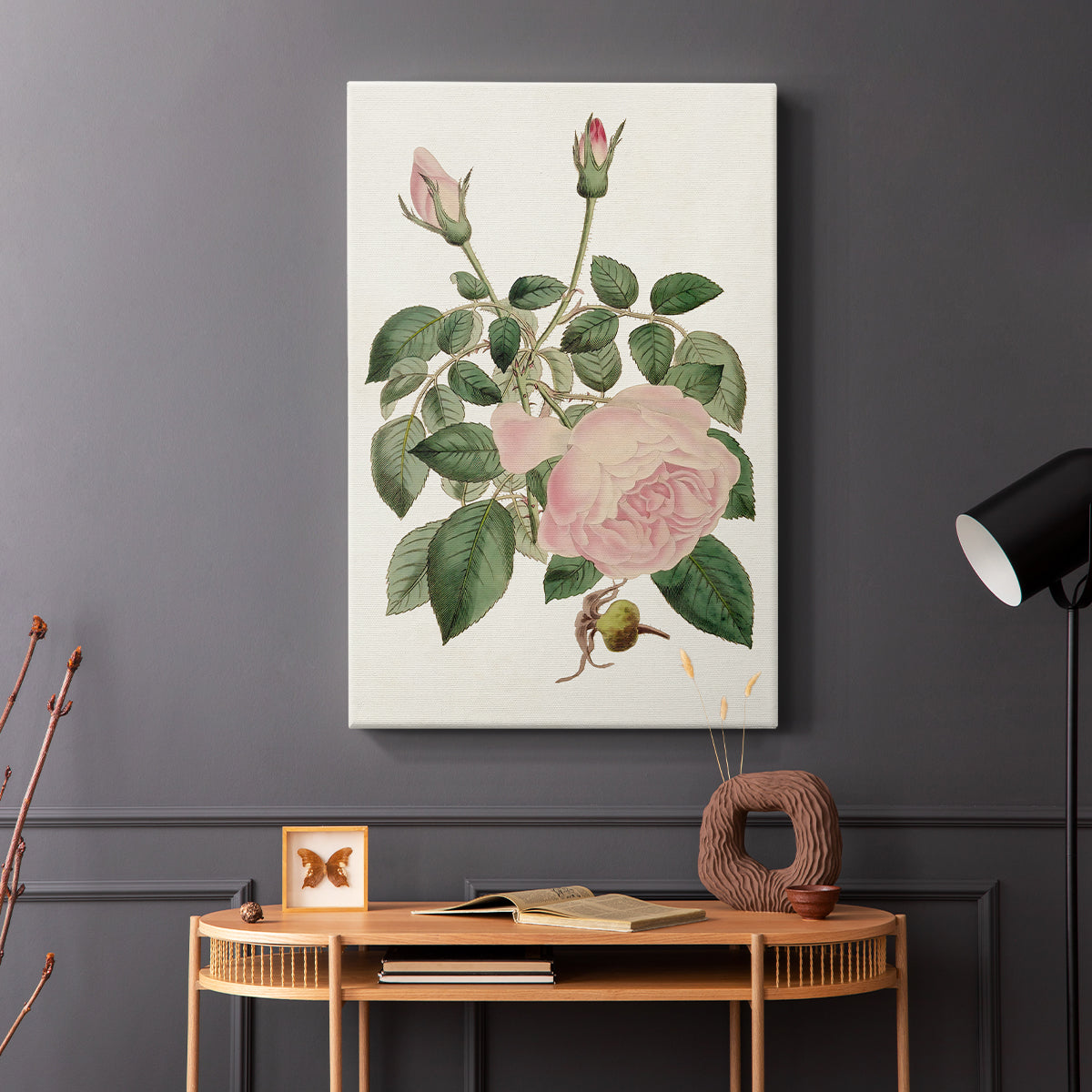 Pink Floral Mix II - Canvas Art Print