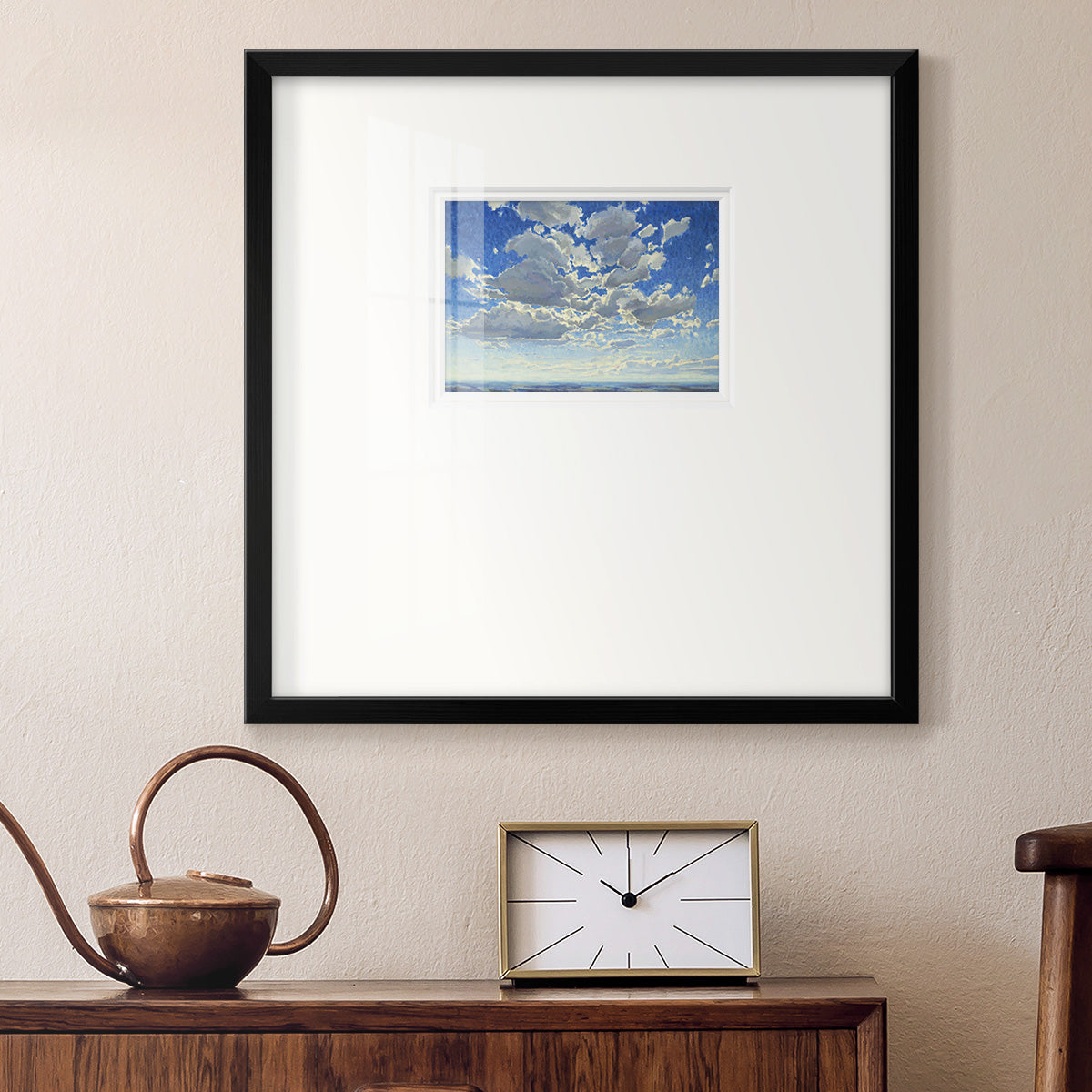 Cloudscape Premium Framed Print Double Matboard