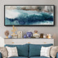 Shifting Seashore - Floater Framed Canvas Print