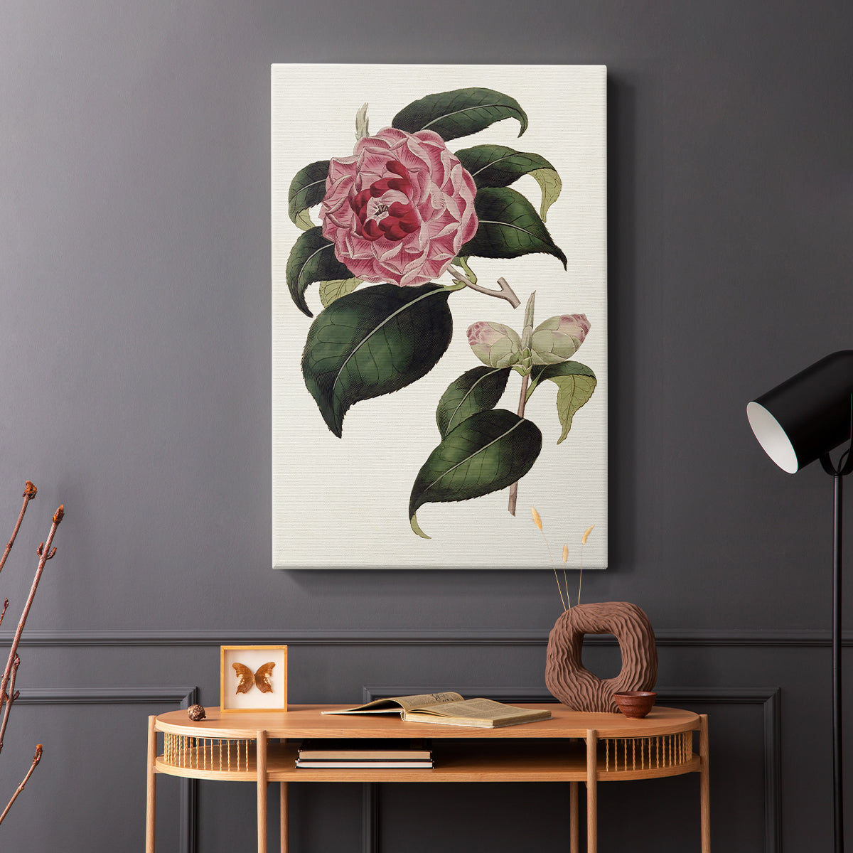 Pink Floral Mix III - Canvas Art Print
