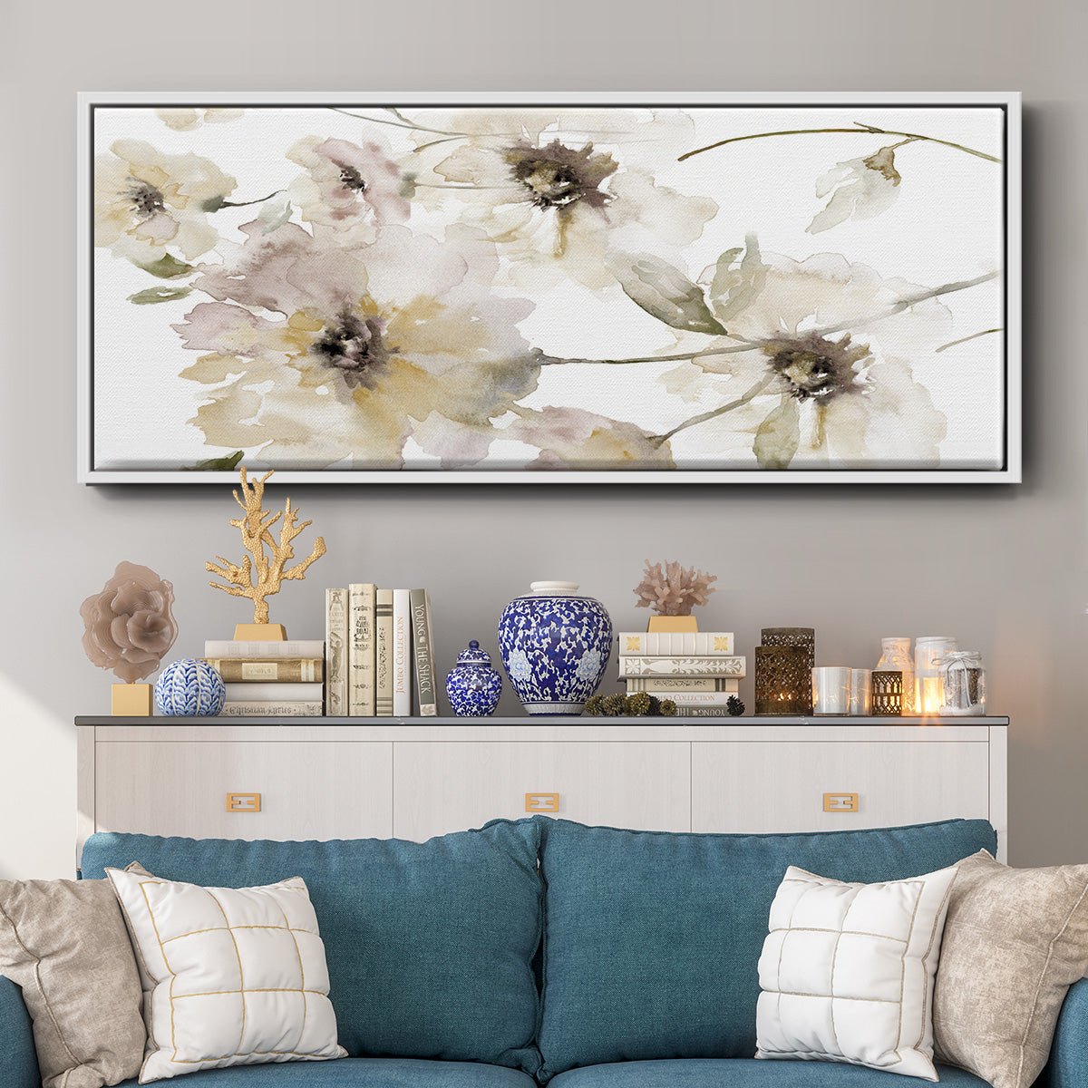 Translucent - Floater Framed Canvas Print