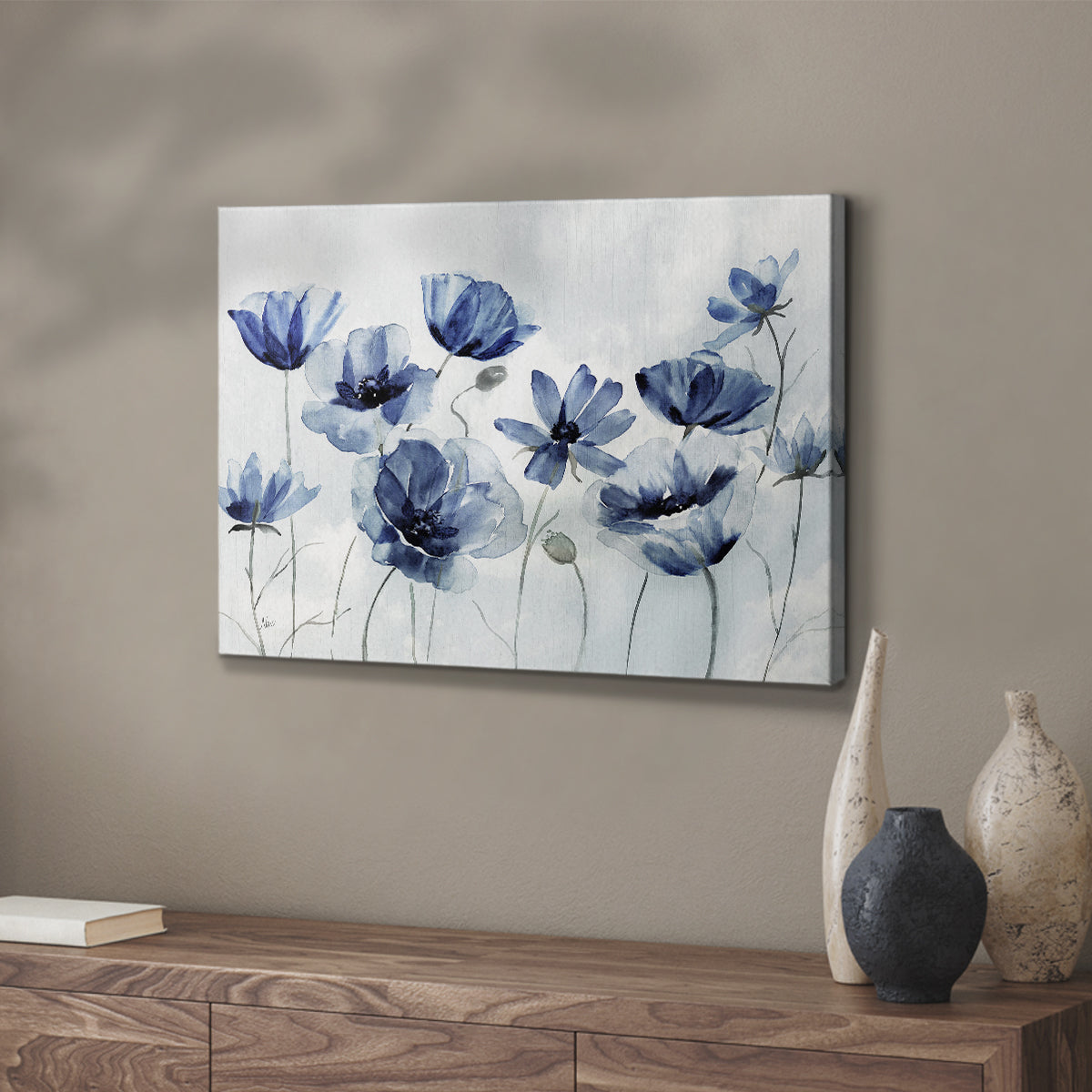 Indigo Spring Awakening - Canvas Art Print