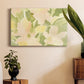 Verdant Floral Abstract I Premium Gallery Wrapped Canvas - Ready to Hang