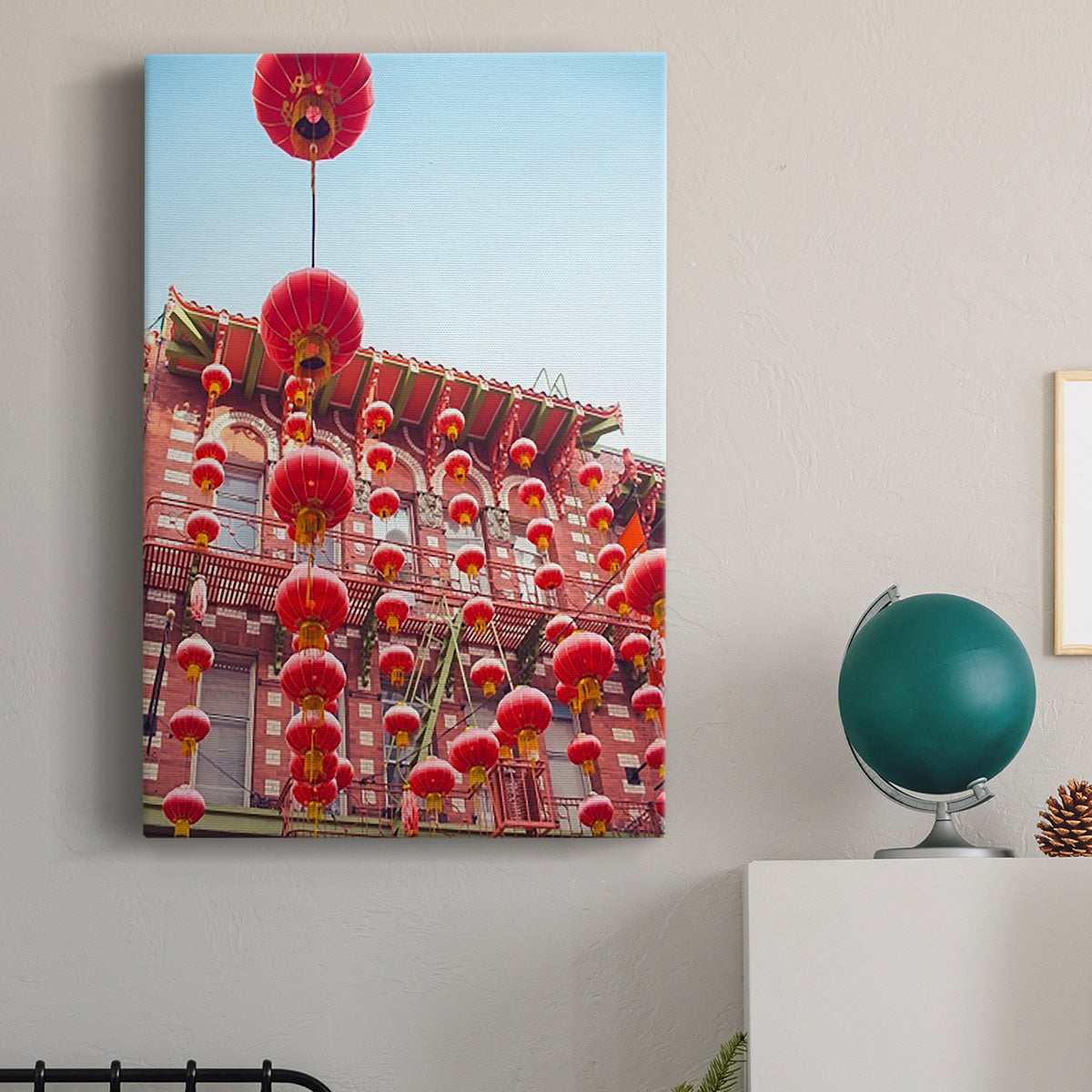 Lovely Lanterns I Premium Gallery Wrapped Canvas - Ready to Hang